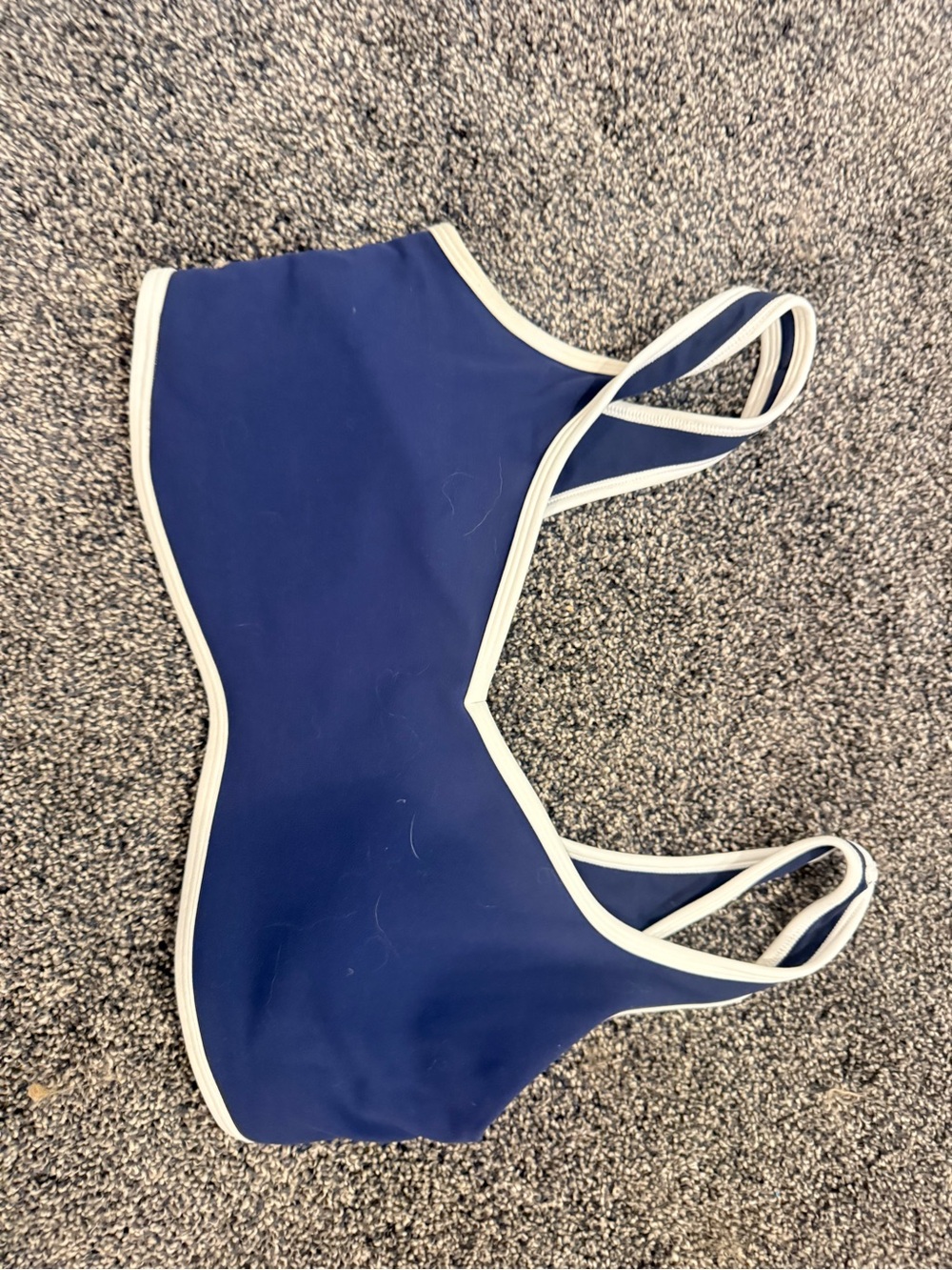 Abercrombie & Fitch YPB studioFLEX Sports Bra (Navy - Size Large)